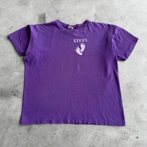 Vintage 70s Champion Purple Track Tee - S